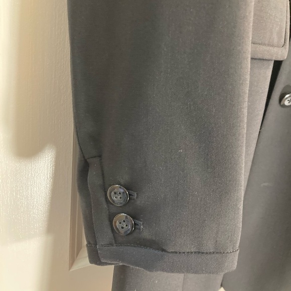 Ellen Tracy long black work coat - Picture 6 of 6